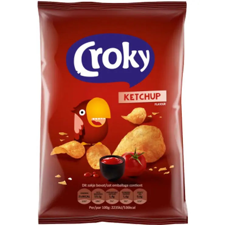 Chips Croky ketchup